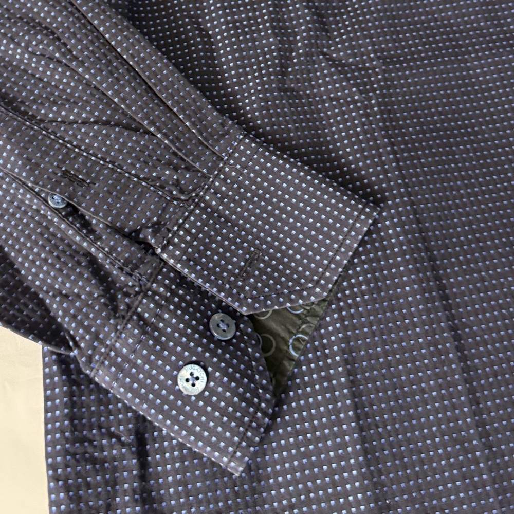 Bugatchi Uomo Patterned Long Sleeve Button Down S… - image 4